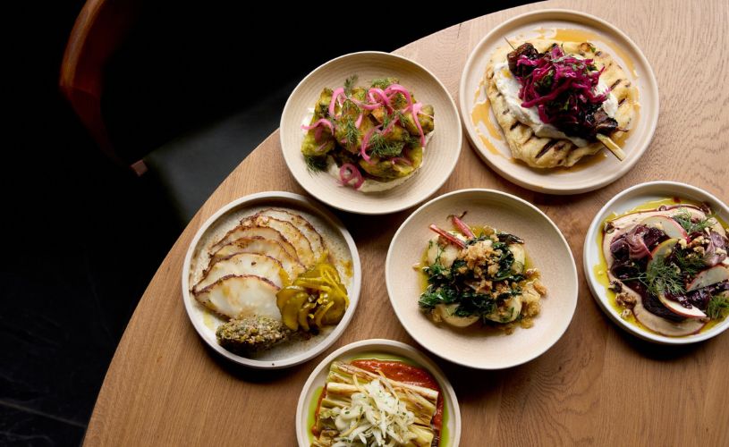 Dishes at Root in Bath